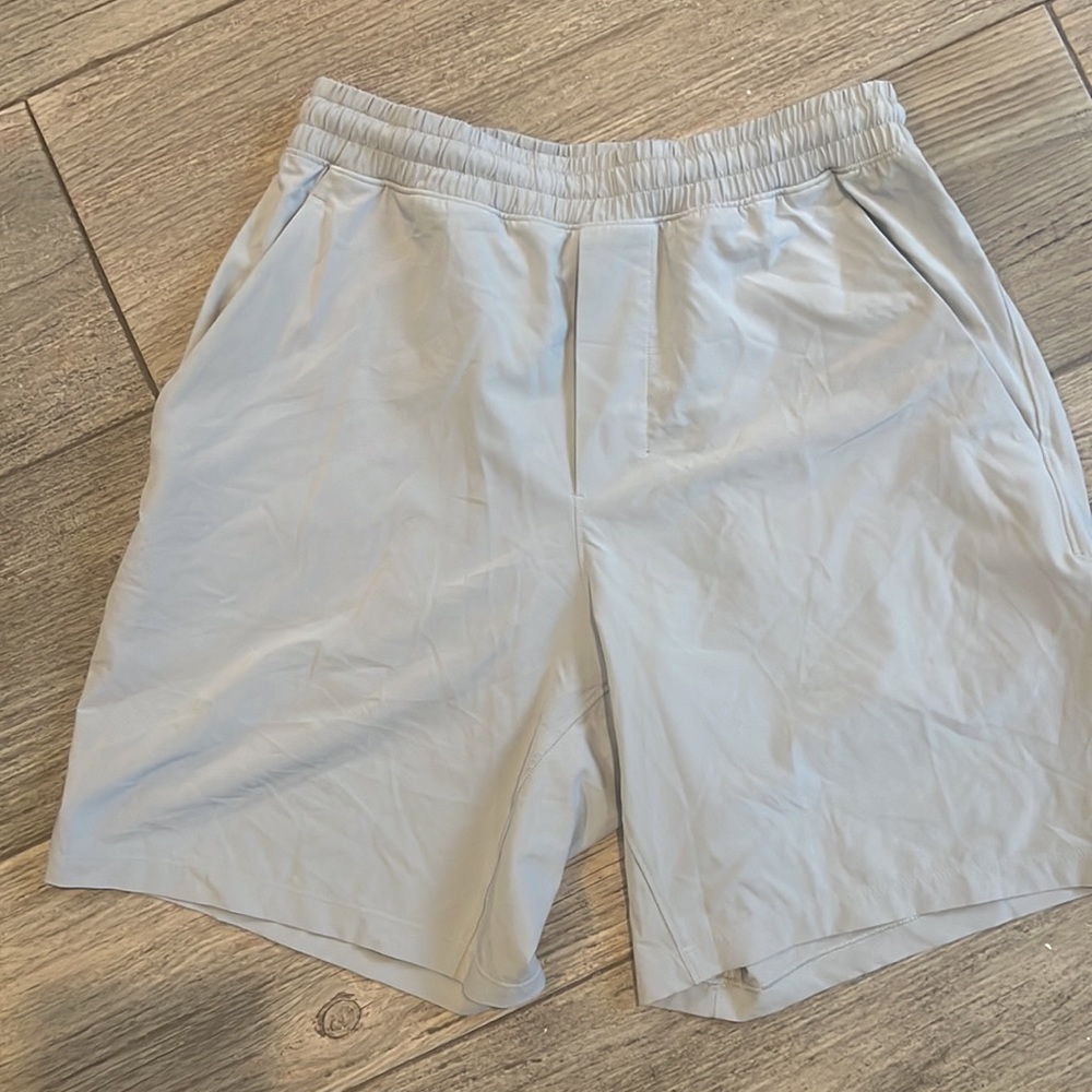 Lululemon Pace Breaker Shorts 9” Liner Off Shore Graphite Grey Black Mens Small